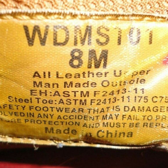 TWISTED X Men's Brown Leather Steel Toe Chukka Boots Size 8M - Picture 6 of 9